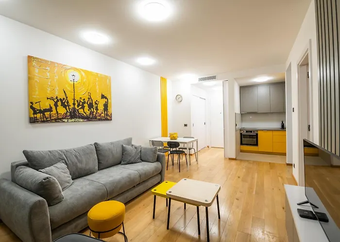 Apartament Center - The Port With Terrace & Garage *